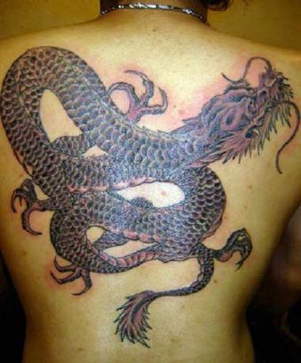 Chinese Dragon Pic Of Tattoo On Back